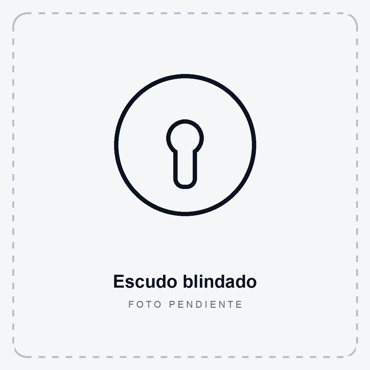 Marcador de posición: foto pendiente del escudo blindado